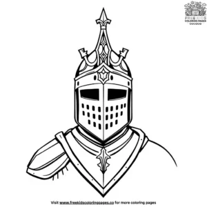 Knight with a Crest Coloring Pages