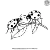 Ladybug Parade Coloring Pages