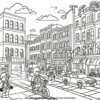 Lego City Streets Coloring Pages