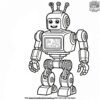 Lego Robot Builders Coloring Pages