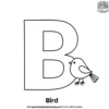 Letter B Coloring Pages