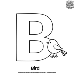 Letter B Coloring Pages