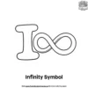 Letter I With Infinity Symbol Coloring Pages