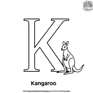 Letter K Coloring Pages