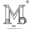 Letter M Coloring Pages