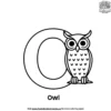 Letter O Coloring Pages