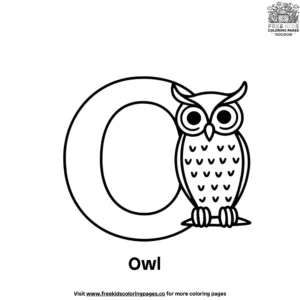 Letter O Coloring Pages