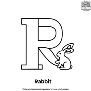 Letter R Coloring Pages