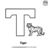 Letter T Coloring Pages