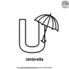 Letter U Coloring Pages