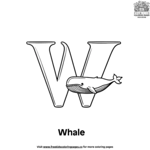 Letter W Coloring Pages