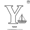 Letter Y Coloring Pages