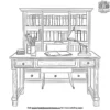 Librarian's Desk Coloring Pages