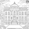 Library Exterior Coloring Pages