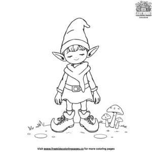 Little Elf Coloring Pages