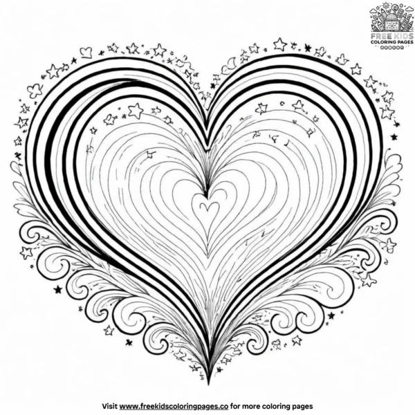 Love dreams coloring pages