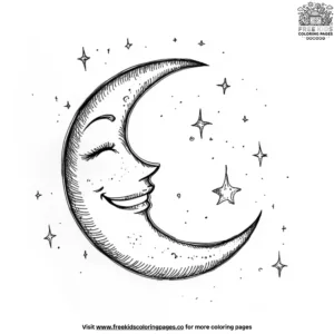 Lunar Smile Coloring Pages