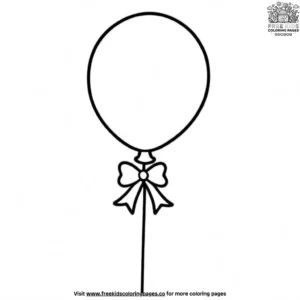 Magic Balloon Wand Coloring Pages