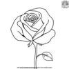 Magic Rose Coloring Pages