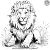 Majestic Lion Coloring Pages