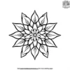 Mandala Flowers Coloring Pages