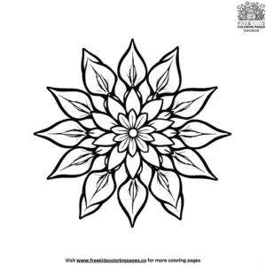 Mandala Flowers Coloring Pages