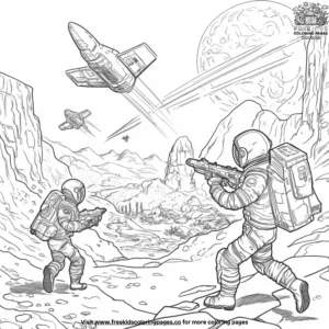 Mission X Coloring Pages