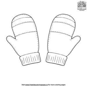 Mittens Coloring Pages