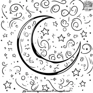 Moon Tales Coloring Pages