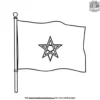 Morocco Flag Coloring Pages