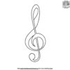 Music Note Coloring Pages