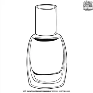 Nail Polish Bottle Coloring Pages