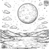 Night Moon Coloring Pages