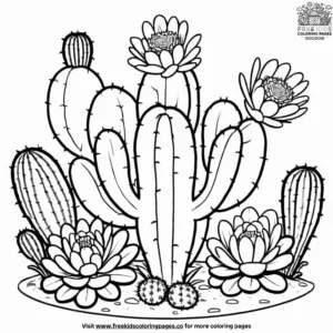 Nopal Fun Coloring Pages