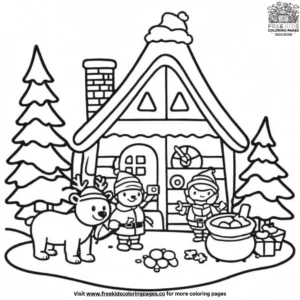 North Pole Adventure Coloring Pages