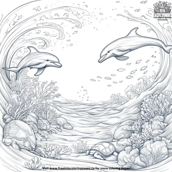 Ocean spirit coloring pages