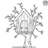 Owl House with Door Coloring Pages