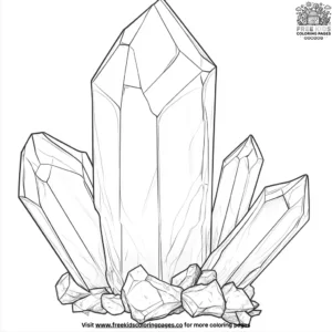 Pale Opal Crystal Coloring Pages