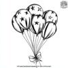 Patriotic Balloon Bouquet Coloring Pages