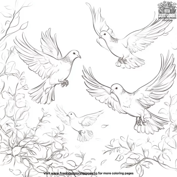 Peace spirit coloring pages