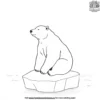 Peaceful Polar Bear Coloring Pages