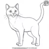 Playful Cat Coloring Pages