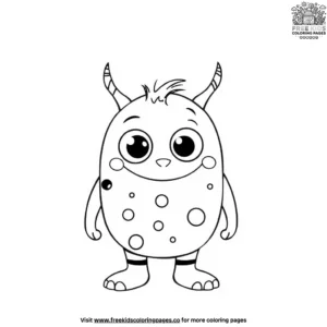 Playful Monster Coloring Pages