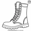 Police Boots Coloring Pages