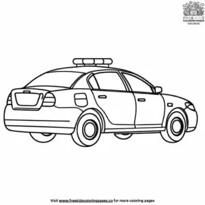 Police Car Coloring Pages