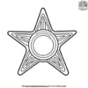 Police Star Coloring Pages