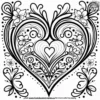 Precious Hearts Coloring Pages