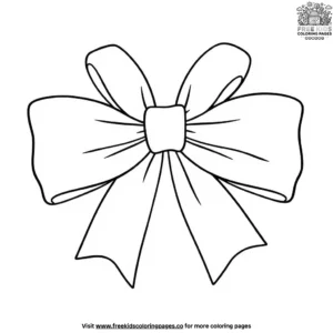 Pretty Bow Coloring Pages