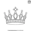 Pretty Crown Coloring Pages