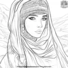 Princess of the Desert Oasis Coloring Pages